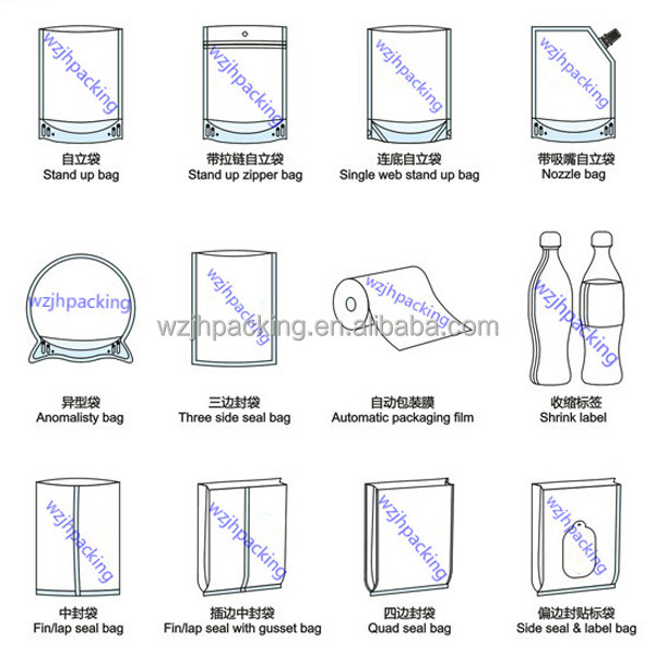 (GP-6000) custom printing tea bag, aluminum foil bag,empty tea bag