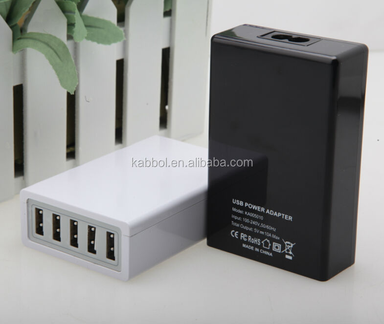マルチポート40w5v8a5- ポートを搭載したusb充電器iphoneのためのインテリジェントな充電ic5s5c5; 空気ミニのipad; 銀河s5s4問屋・仕入れ・卸・卸売り