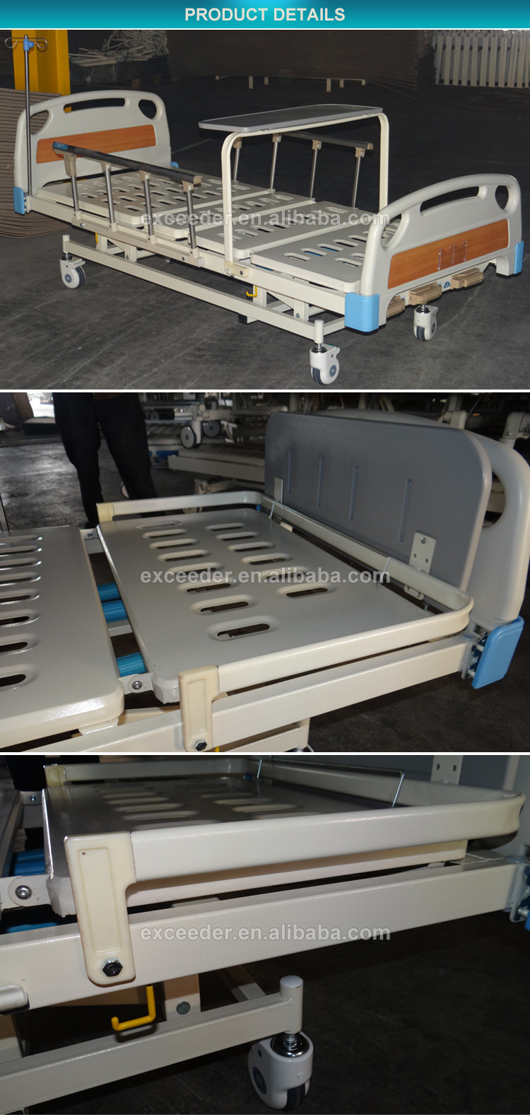 中国工場7- funtion機器回転の病院のベッド、 横傾斜の病院のベッドタイプ仕入れ・メーカー・工場