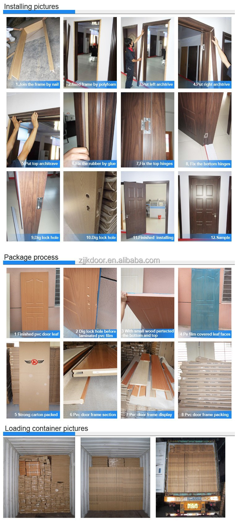 Jiekai prodotti principali finestre e porte in pvc/bagno pvc porte ... Porte a libro in vetro per interni prezzi