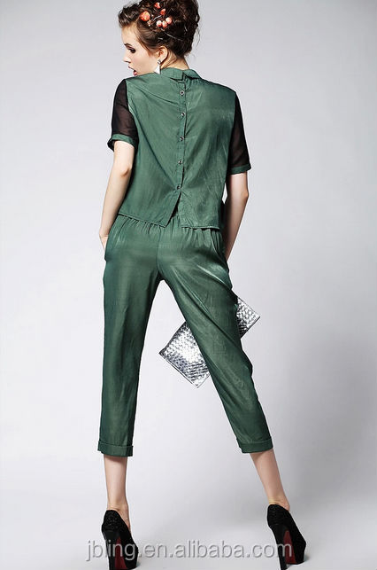 卸売ファッションの女性の新しいデザインシャムスプライシングパンツ仕入れ・メーカー・工場
