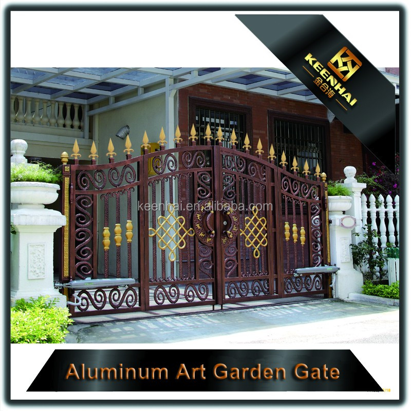 Jardin décoration poudre enduit en aluminium en métal jardin cour ... Décor clôture Metal