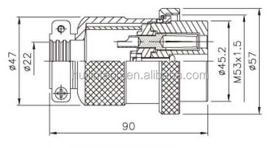 産業用電力80aplt-50頂点メスプラグコネクタ仕入れ・メーカー・工場