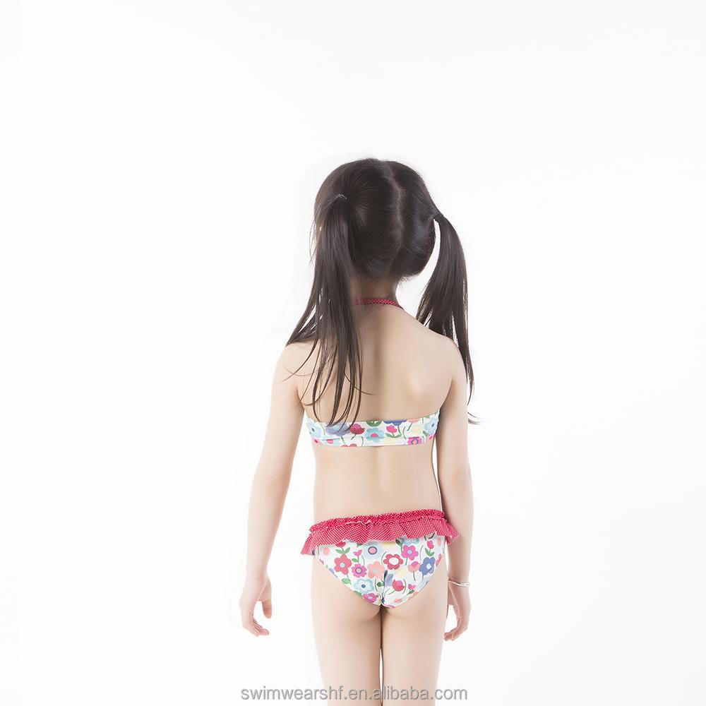 卸売中国工場フラウンス付ストラップビキニ水着の女の子仕入れ・メーカー・工場