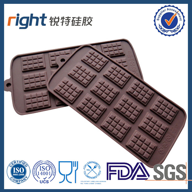 Silicone Chocolate Candy Bar Mold Mould-Chocolate