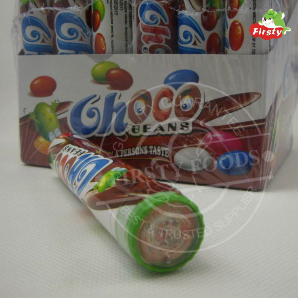 Chocolate bean with labyrinth toy candy