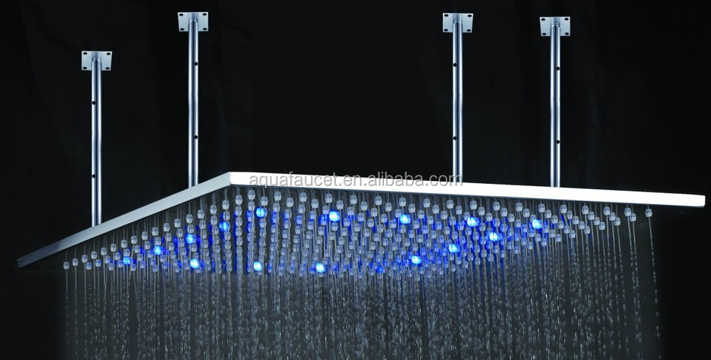 真鍮材節水クロームポリッシュスクエア形状led20'' インチの大型降雨のシャワーヘッド仕入れ・メーカー・工場