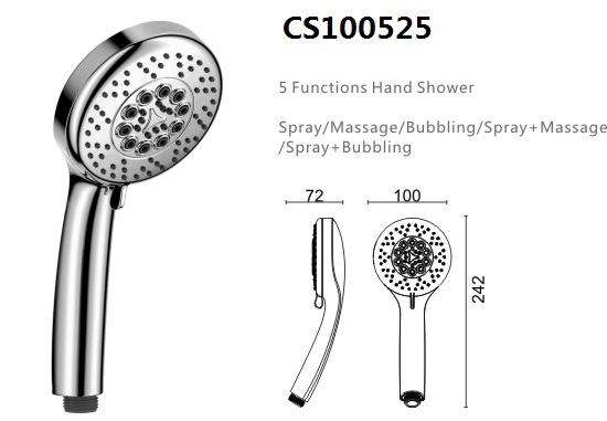 クロームメッキ節水のレインハンドシャワーヘッド仕入れ・メーカー・工場