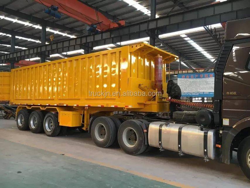 High Quality Sanding Transporting 3 Axle Side Tipper Chassis Semi