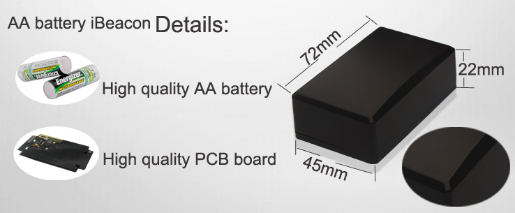 Aaバッテリ駆動のble4.0ビーコンビーコンブルートゥース仕入れ・メーカー・工場