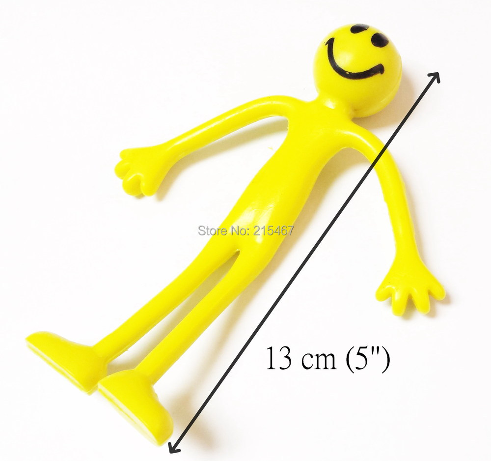 bendable smiley face figure