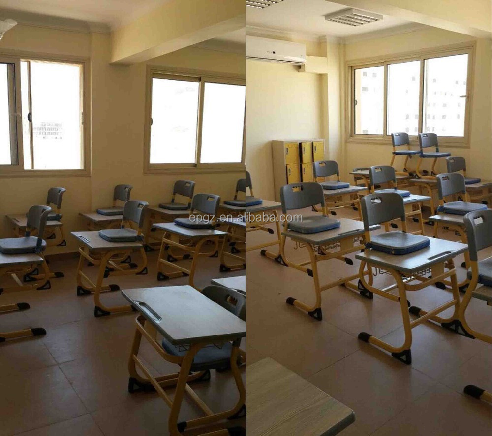 熱い販売の木製学校用家具の机と椅子学生の教室の家具仕入れ・メーカー・工場