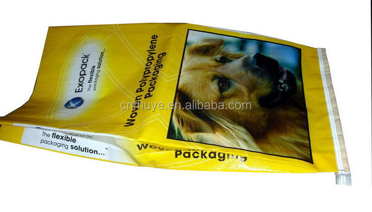 pp woven packing bag bopp laminated pp woven bag dog food bag 11(xjt)01