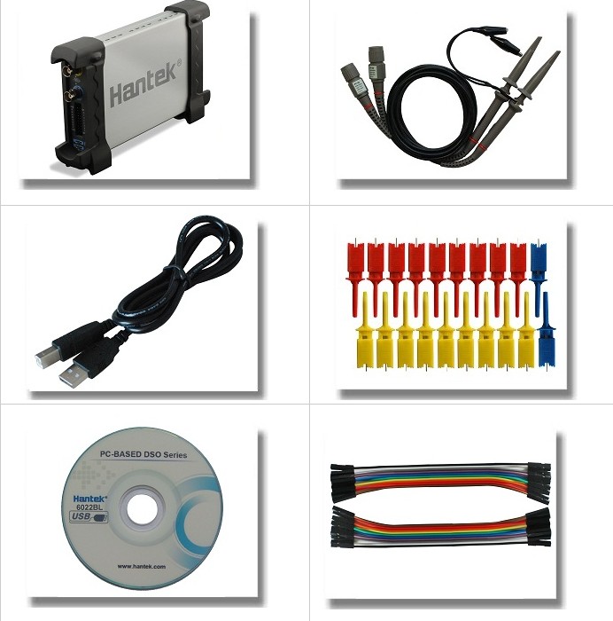 Pcのusbhantek6022blアナログ仮想オシロスコープ16チャンネル帯域幅20m48ms/sロジックアナライザ問屋・仕入れ・卸・卸売り