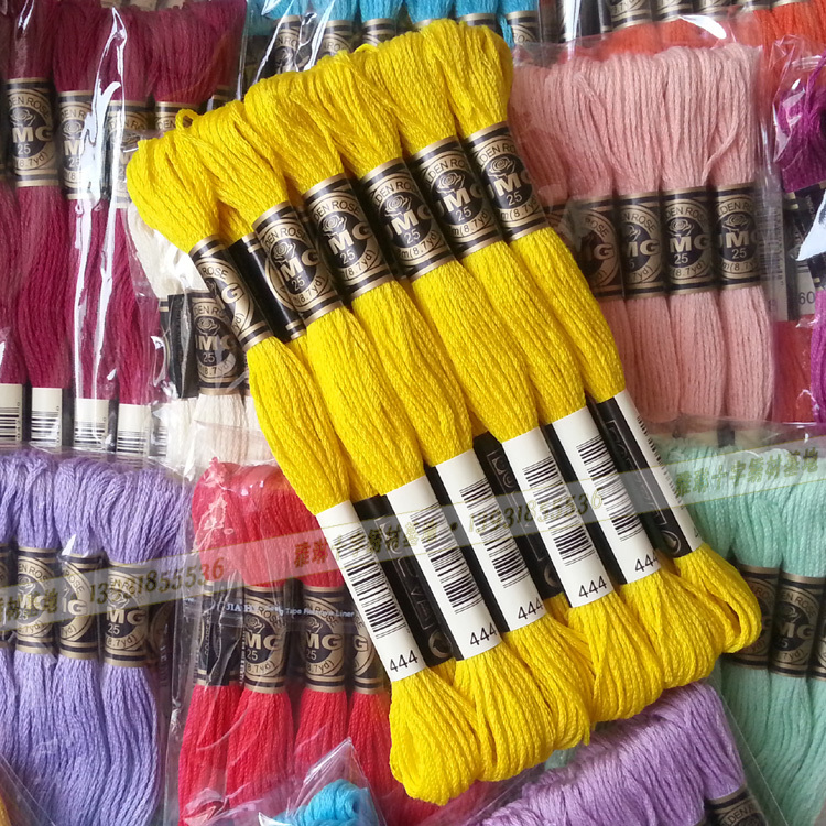 ベストセラーデザイン刺繍のクロスステッチ付きスレッドの447色のかぎ針編みのスレッド仕入れ・メーカー・工場