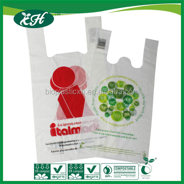 Corn starch based on biodegradable vestt bag with high quality