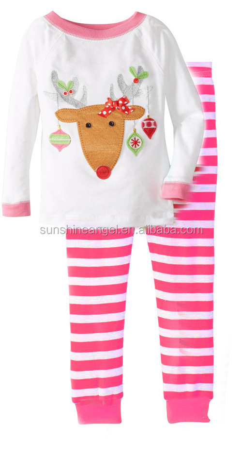 新しいデザインの子供の卸売最新のクリスマスパジャマ仕入れ・メーカー・工場