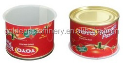 tomato paste sardine fish small packaging making machine line Automatic Tin Cans Vertical Separating shear Machine