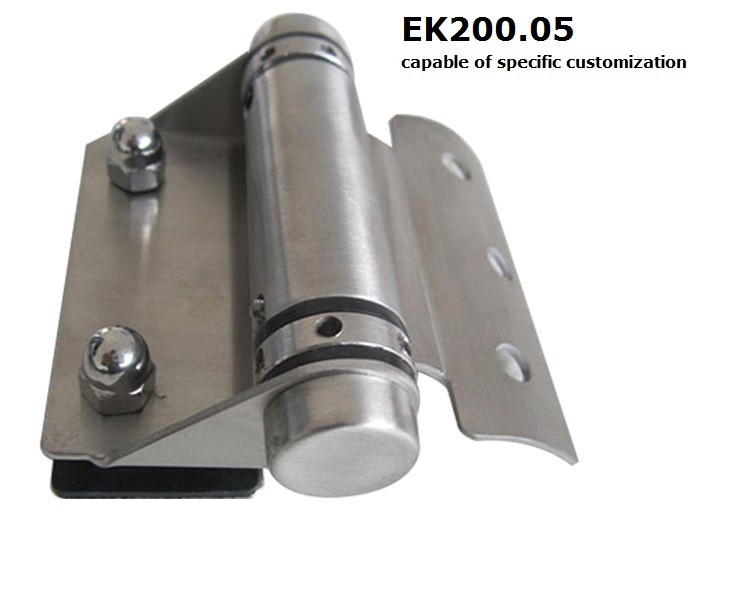 Stainless Steel Glass Cabinet Hinge For Round Wood Posts To Wall