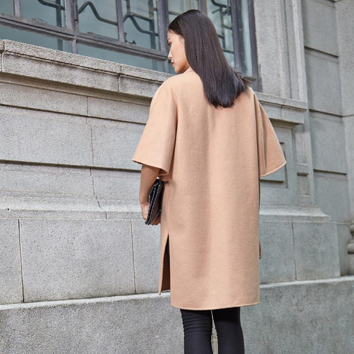 2015売却ファッション女性の秋冬の長いウールトレンチコート暖かいジャケット、 女性のカシミアコート仕入れ・メーカー・工場