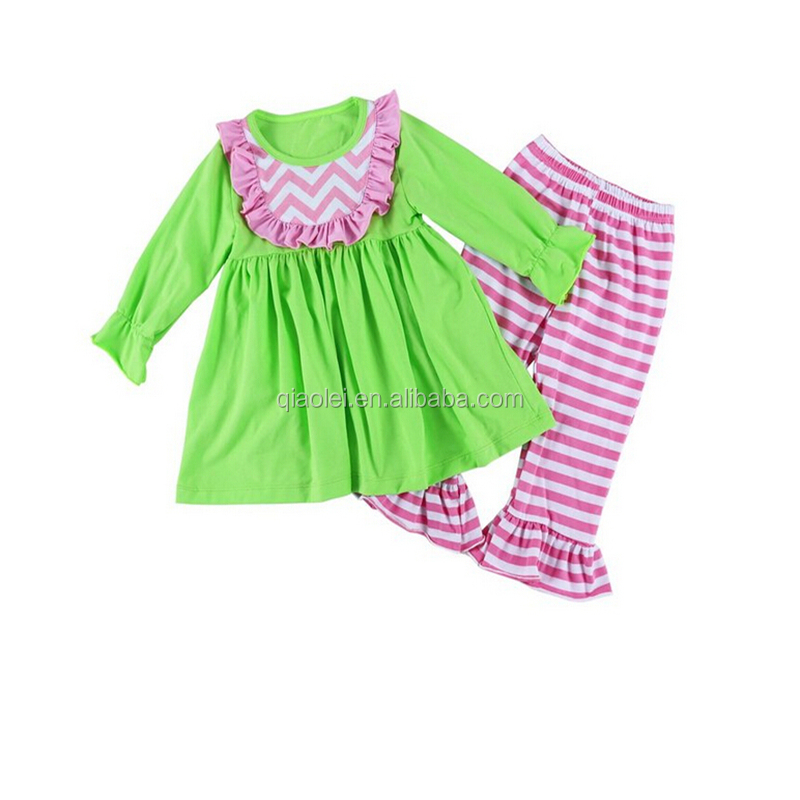 リトル女の子ブティックリメイク服セット、女の子フリルパンツ衣装女の子秋服仕入れ・メーカー・工場