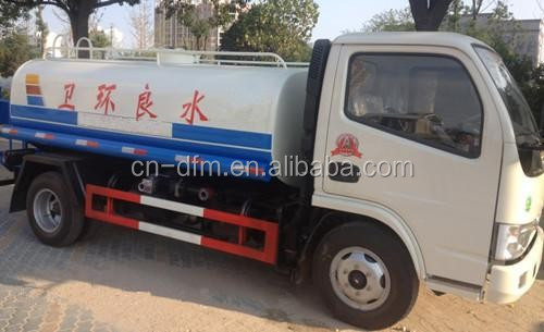 5 m3 water tank,5 m3 water tank truck,5000 liter water tanker