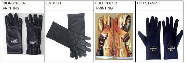 カスタムロゴ印刷されたマイクロファイバーエレクトロニクスジュエリー黒手袋、 クリーニングの手袋、 マイクロファイバー手袋ダスター問屋・仕入れ・卸・卸売り