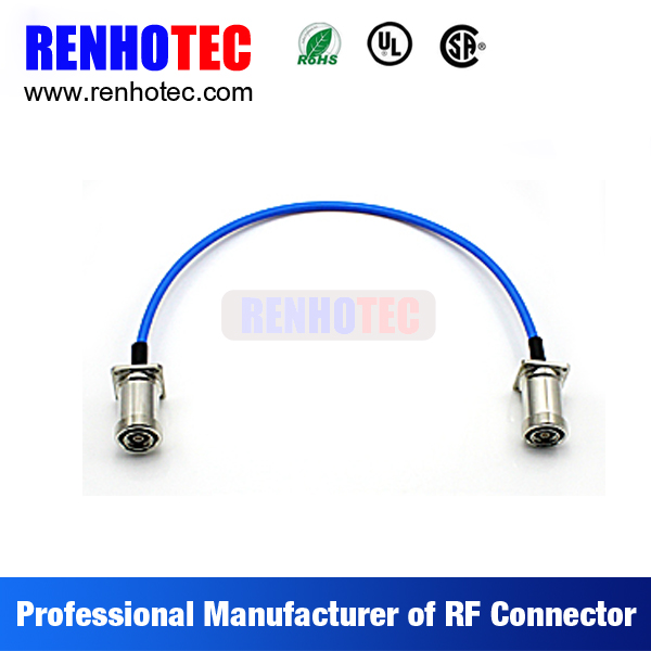 ROHS UL F Female PCB Crimp Cable RF Electrical Connectors