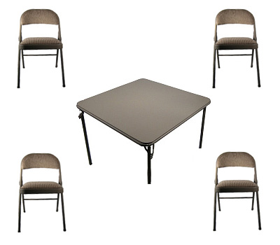 カードのための家具のテーブルの椅子と塩化ビニルシートとパウダーコーティングされたチューブ仕入れ・メーカー・工場