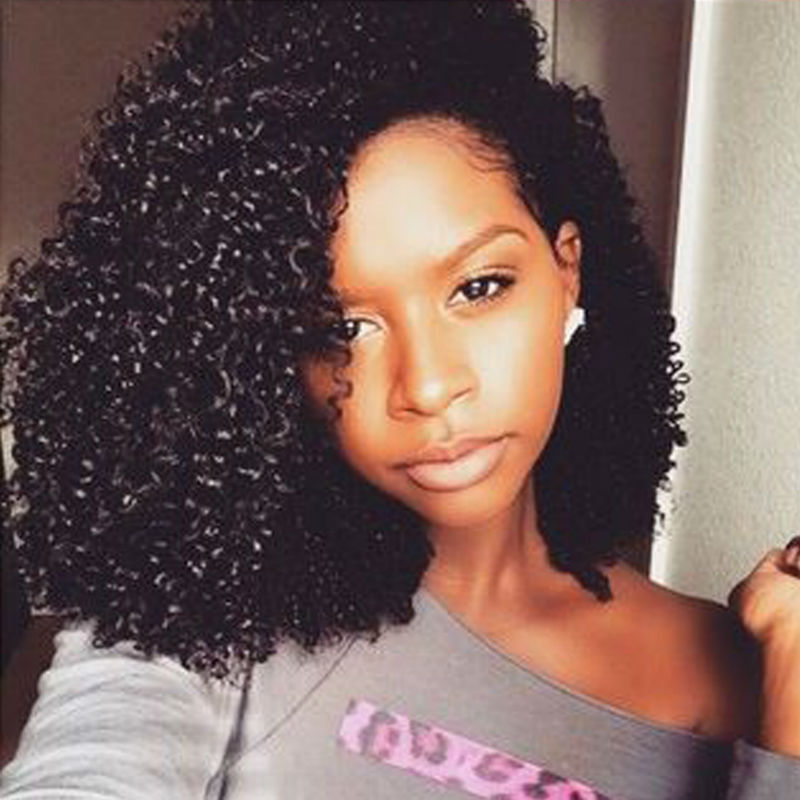 Cambodian Curly Virgin Hair Bundles Afro Kinky Curly Human Hair
