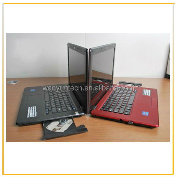 ネットブック14.1''1037uデュアルコアインテルceleronを搭載したラップトップdvd-rwrj45ポート問屋・仕入れ・卸・卸売り