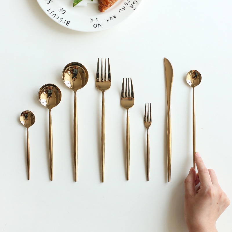 304 Stainless Steel Cutlery Manufacture High Quality 8 Pieces Of Set