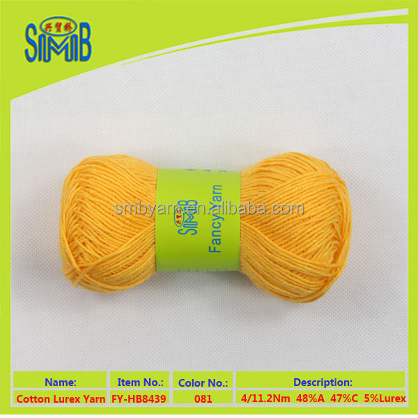 skeins50gルーレックス混綿混紡糸アクリル手編みのための問屋・仕入れ・卸・卸売り