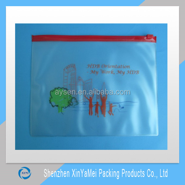 pvc /eva zipper bikini packaging bag