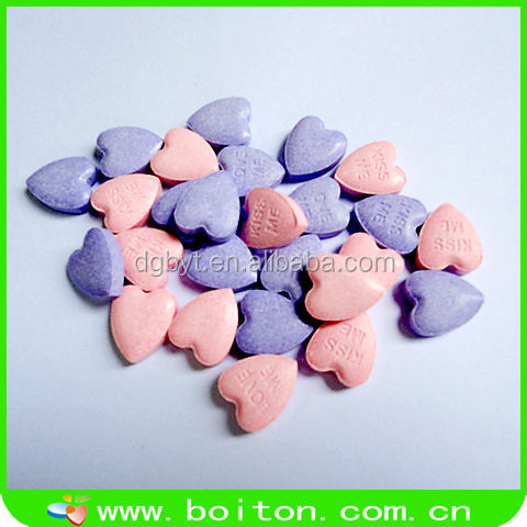 hart shape sugar free mints