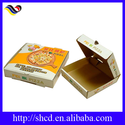 Custom Corrugated Paper pizza packing box