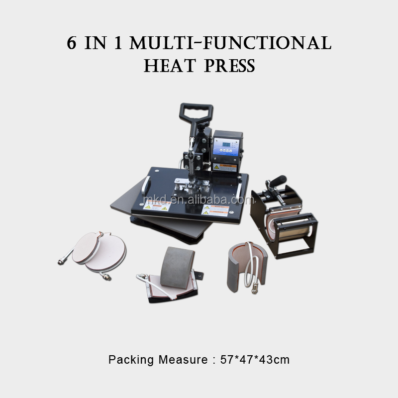 Meikeフラッシュ低価格マグ6-in-1マルチ- 機能的な熱プレス機械問屋・仕入れ・卸・卸売り