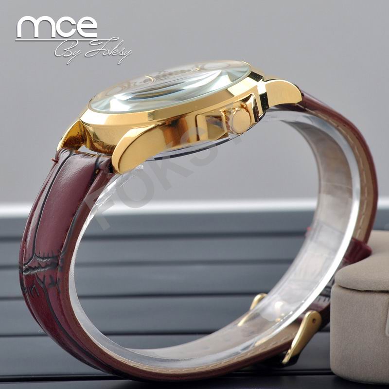 MCEブランドファッション自動防水レザーメカニカル腕時計 01-0060310問屋・仕入れ・卸・卸売り