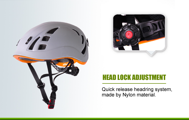 2014 high quality in-mould rock climbing helmet