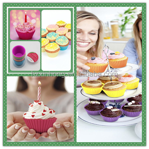 Hot selling silicone molds for cake decorating cupcake/muffin scp-01