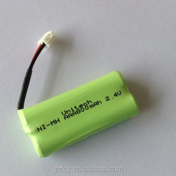 aaa 2.4v 800mah nimh battery