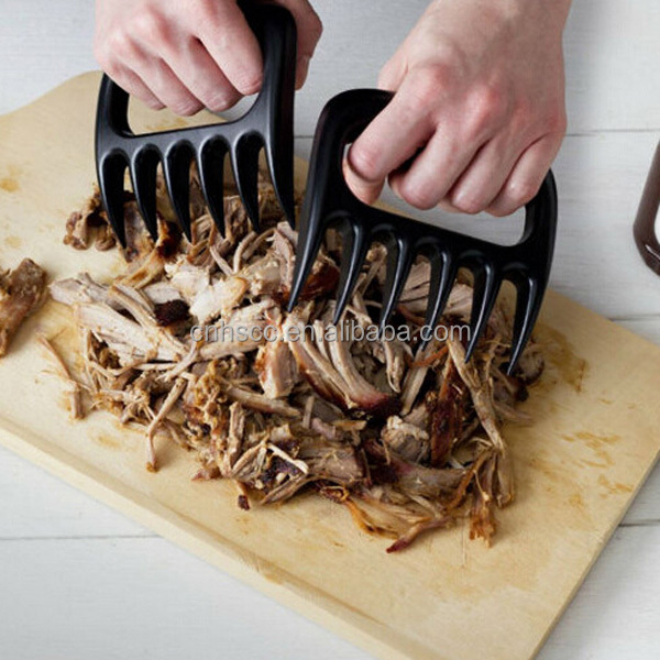 食品等級のpcバーベキューフォーク肉の爪ハンドラbbq-f-001熊の足の爪問屋・仕入れ・卸・卸売り