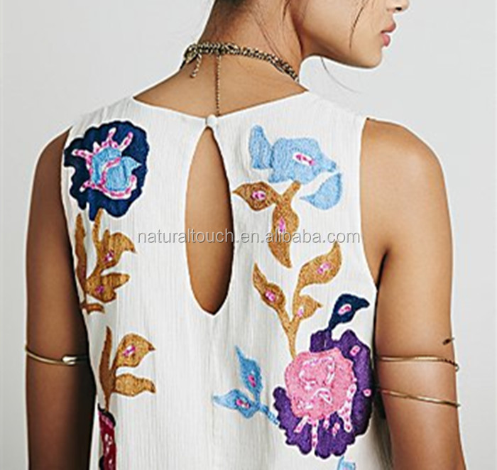 女性のドレスファッションノースリーブ2015花の印刷されたヨーロピアンスタイルnt6237膝カクテルドレス上記仕入れ・メーカー・工場