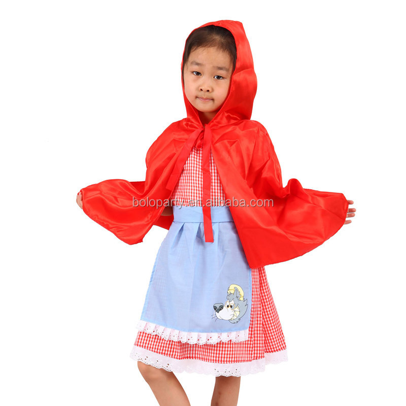 新しい設計された2015赤ずきんの子赤いドレス仕入れ・メーカー・工場