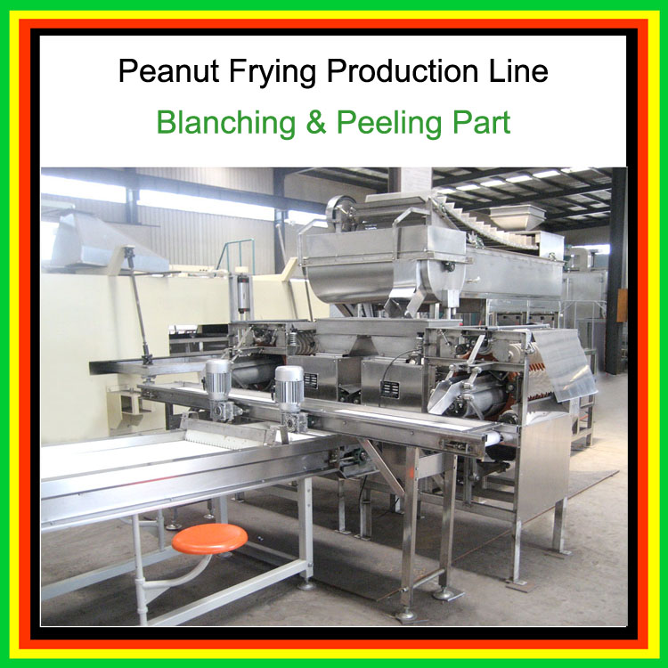 peanut frying production line/salted peanut making plant/ fried peanut machine