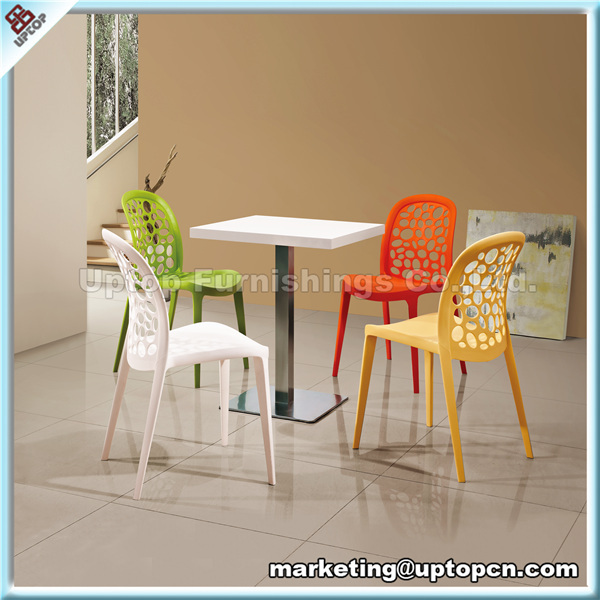 (sp- ct516) 近代的なファーストフードレストラン正方形の白いテーブルとプラスチック製の椅子仕入れ・メーカー・工場
