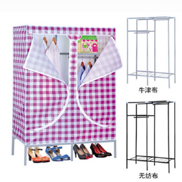 SW Bedroom furniture storage wardrobe waterproof otobi furniture in bangladesh price non woven folding fabric wardrobe cabinet