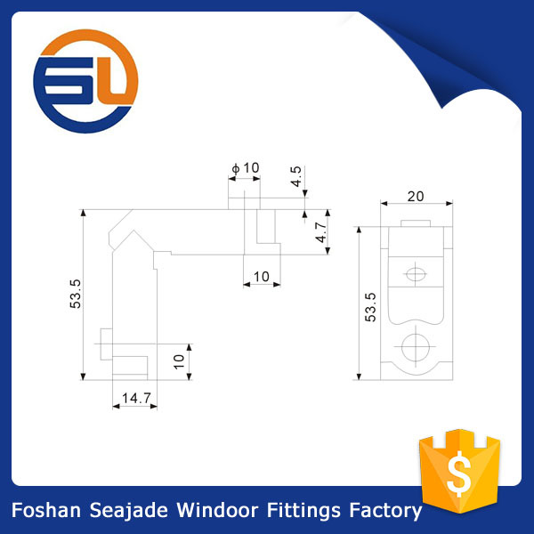 J003 Corner joint drawing