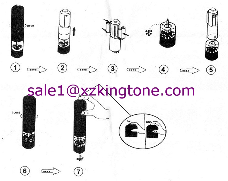 Manual Pepper Mill,Colorful Salt Mill, Spice Grinder