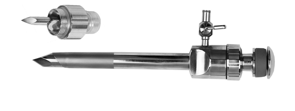 腹腔鏡手術器具5mmbulntピラミッド型の再利用可能なステンレス鋼トロカールキット仕入れ・メーカー・工場